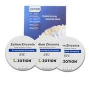 ZOTION DENTAL ZIRCONIUM BLOCK CAD CAM WIELAND SYSTEM