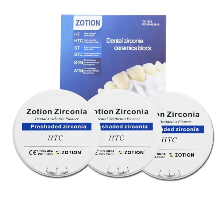 3D Multilayer 18mm Pre-shaded Dental Zirconia Block