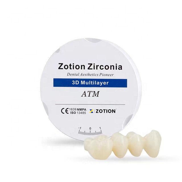 Zotion ATM Vita Shade A1 D4 900 Mpa Multilayer Zirconia