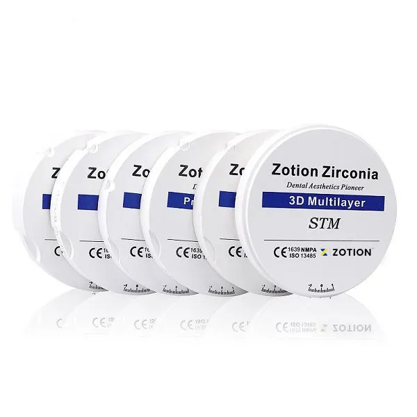 ZOTION Dental Zirconia Blanks/ Multilayer Zirconia Disks/ Standard System Zirconia